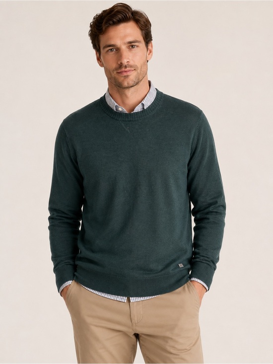 Other - Smartwool Men’s Merino Wool Crewneck Sweater Green Long Sleeve Pullover